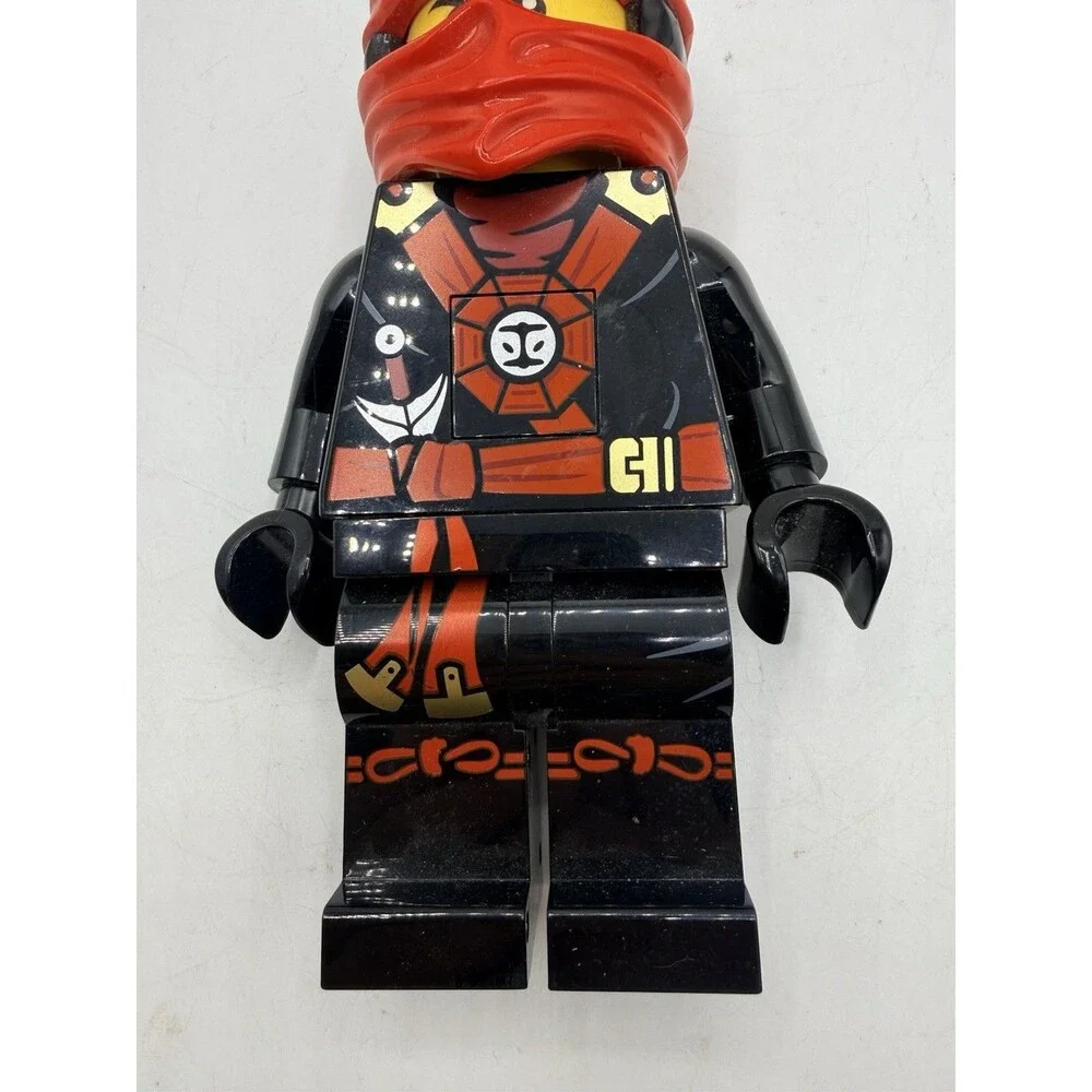 2015 Lego Ninjago Kai 7451266 Figure LED Lite Torch Nightlight Black Flash Light